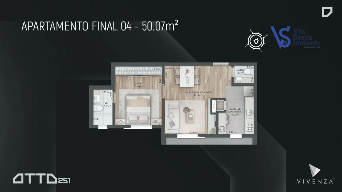 Foto 3 de Apartamento com 1 quarto à venda, 65m2 em Centro, Nova Petropolis - RS