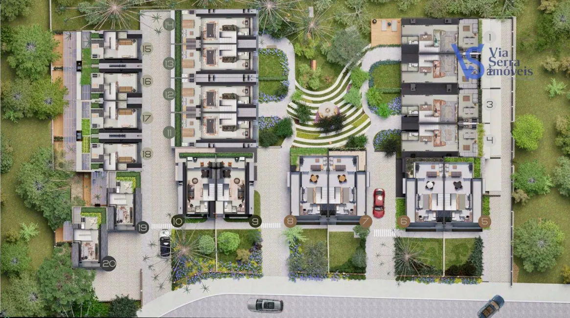 Casa de Condomínio com 2 quartos à venda, 129m2 em Canela - RS - imagem 4 Foto 4 de Casa de Condomínio com 2 quartos à venda, 129m2 em Canela - RS