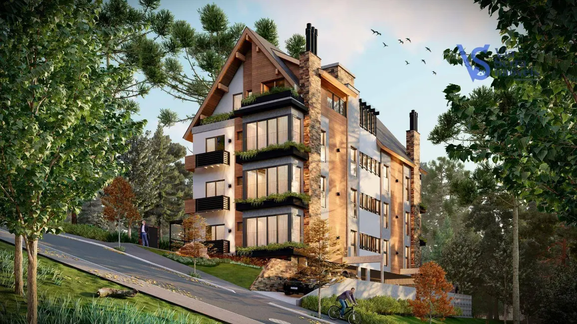 Apartamento com 2 quartos à venda, 116m2 em Gramado - RS - imagem 2 Foto 2 de Apartamento com 2 quartos à venda, 116m2 em Gramado - RS