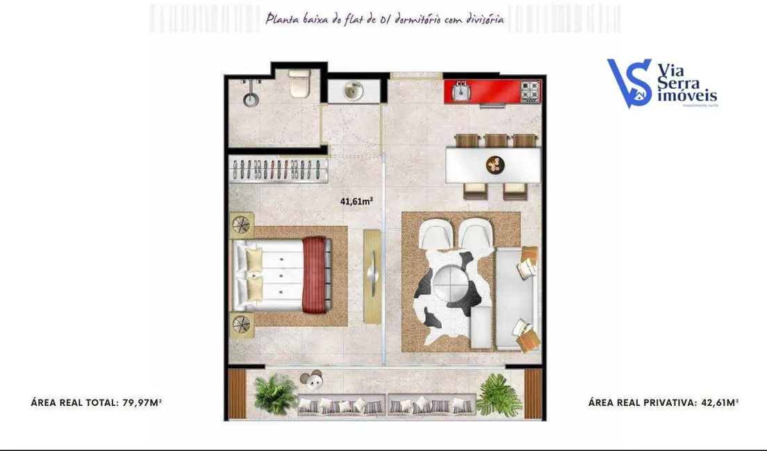 Foto 4 de Apartamento com 1 quarto à venda, 79m2 em Centro, Capao Da Canoa - RS