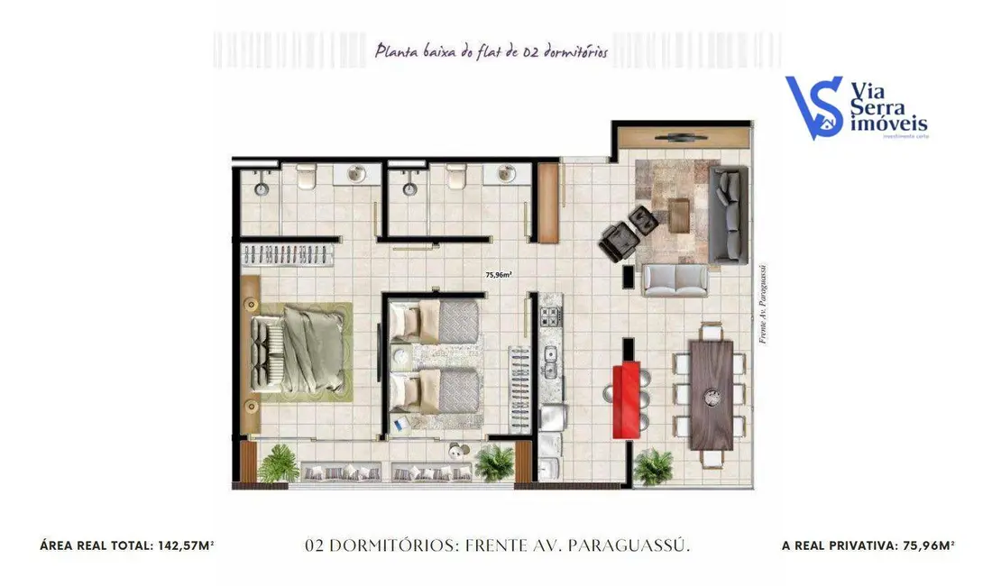 Foto 3 de Apartamento com 1 quarto à venda, 79m2 em Centro, Capao Da Canoa - RS