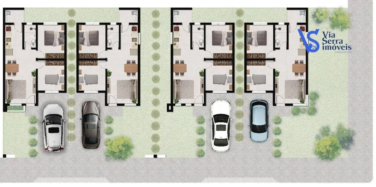 Foto 2 de Casa com 2 quartos à venda, 52m2 em Parobe - RS