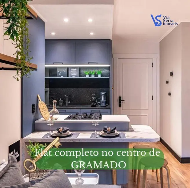 Foto 1 de Apartamento com 1 quarto à venda, 41m2 em Gramado - RS