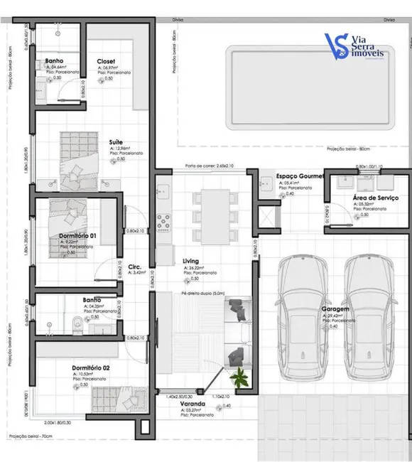 Foto 5 de Casa com 3 quartos à venda, 138m2 em Igrejinha - RS