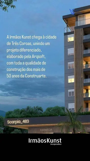 Apartamento com 2 quartos à venda, 82m2 em Centro, Tres Coroas - RS - imagem 7 Foto 7 de Apartamento com 2 quartos à venda, 82m2 em Centro, Tres Coroas - RS