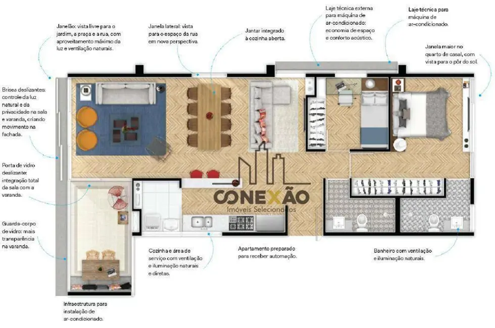 Apartamento com 2 quartos à venda, 85m2 em Perdizes, São Paulo - SP - imagem 9 Foto 9 de Apartamento com 2 quartos à venda, 85m2 em Perdizes, São Paulo - SP