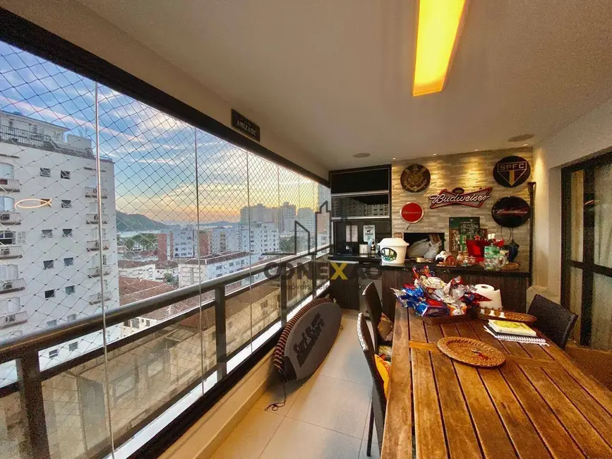 Foto 1 de Apartamento com 3 quartos à venda, 111m2 em Ponta da Praia, Santos - SP