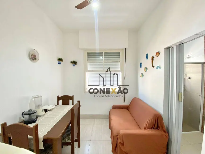 Foto 1 de Apartamento com 1 quarto para alugar, 32m2 em Embaré, Santos - SP