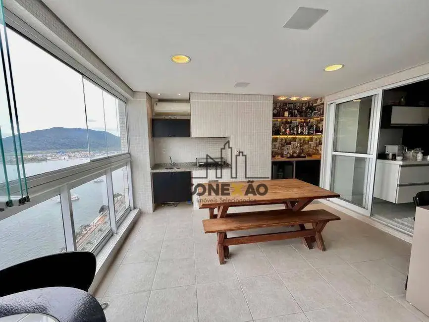 Foto 1 de Apartamento com 3 quartos à venda, 189m2 em Ponta da Praia, Santos - SP