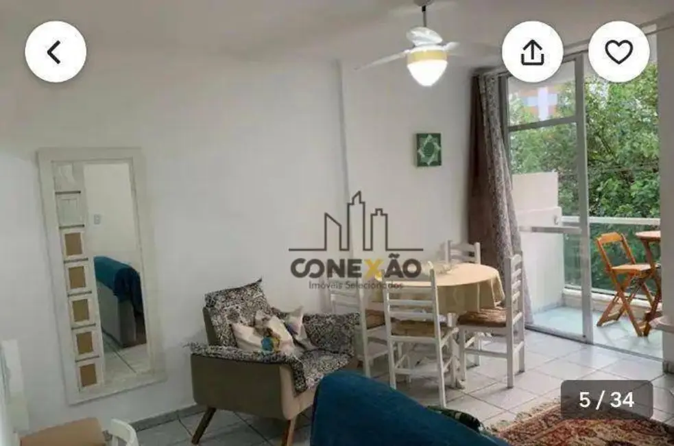 Foto 5 de Apartamento com 1 quarto à venda, 54m2 em Barra Funda, Guaruja - SP