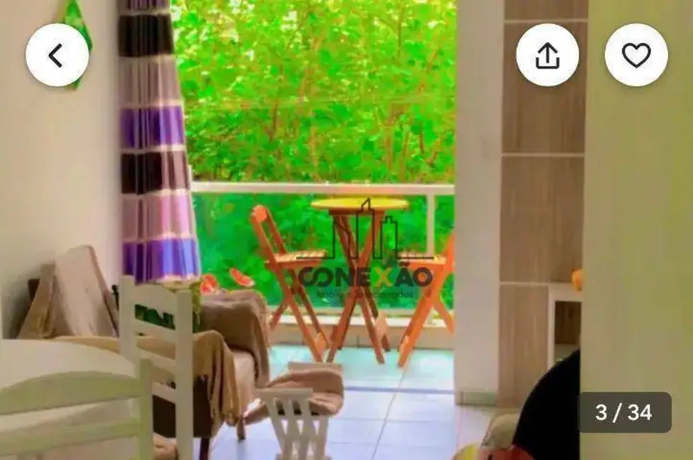 Foto 4 de Apartamento com 1 quarto à venda, 54m2 em Barra Funda, Guaruja - SP