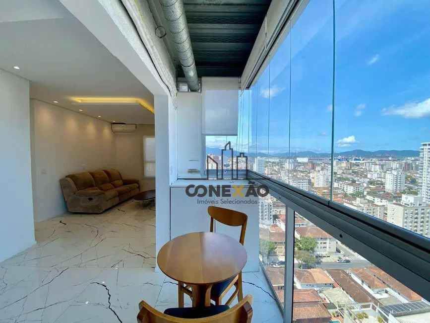 Foto 1 de Apartamento com 2 quartos à venda e para alugar, 74m2 em Embaré, Santos - SP