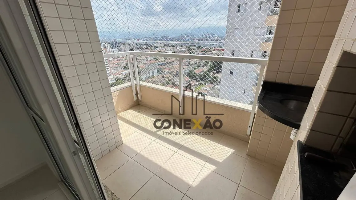 Apartamento com 3 quartos para alugar, 77m2 em Ponta da Praia, Santos - SP - imagem 2 Foto 2 de Apartamento com 3 quartos para alugar, 77m2 em Ponta da Praia, Santos - SP
