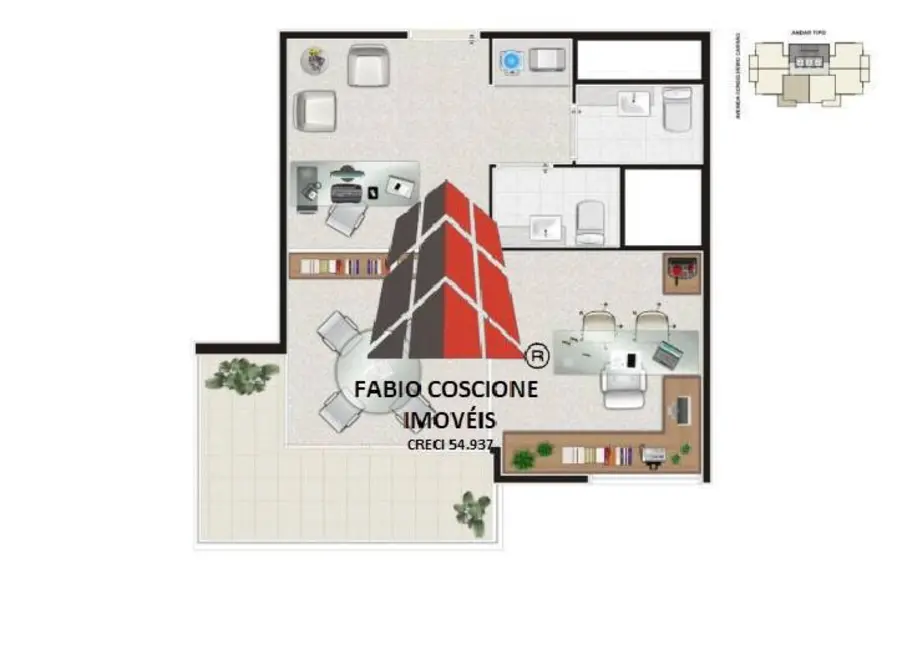 Sala Comercial à venda, 38m2 em Vila Carrão, São Paulo - SP - imagem 5 Foto 5 de Sala Comercial à venda, 38m2 em Vila Carrão, São Paulo - SP