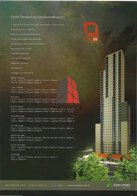 Foto 2 de Apartamento à venda, 35m2 em Vila Oratório, São Paulo - SP