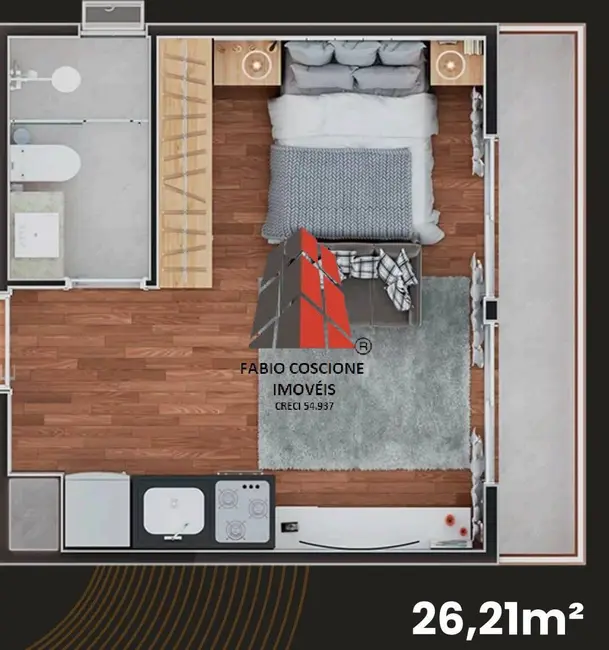 Foto 6 de Apartamento com 1 quarto à venda, 24m2 em Parque da Vila Prudente, São Paulo - SP