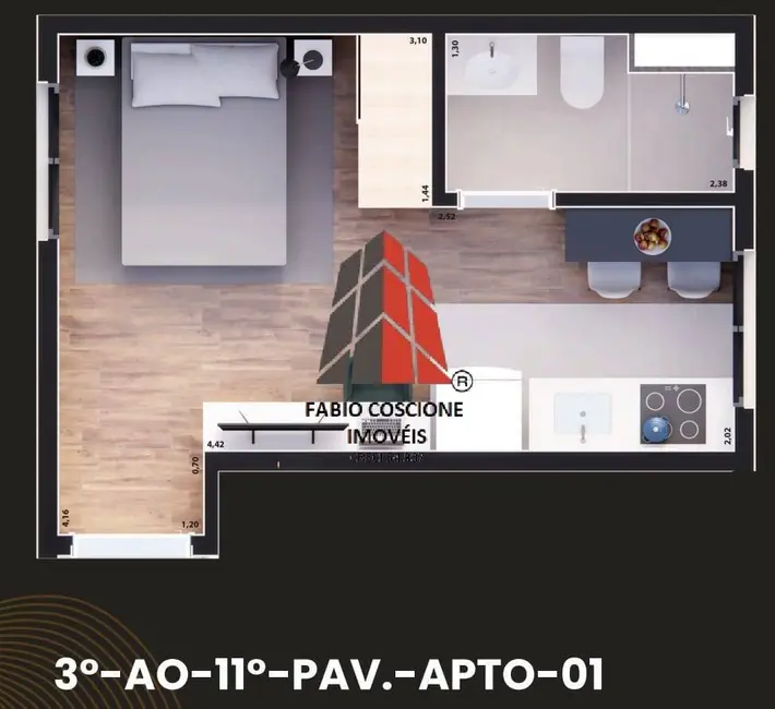 Foto 5 de Apartamento com 1 quarto à venda, 27m2 em Vila Santa Clara, São Paulo - SP