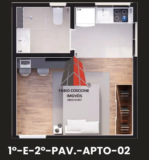 Foto 8 de Apartamento com 1 quarto à venda, 27m2 em Vila Santa Clara, São Paulo - SP