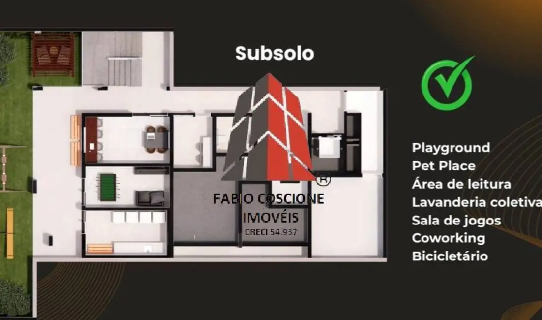 Foto 3 de Apartamento com 1 quarto à venda, 26m2 em Jardim Anália Franco, São Paulo - SP