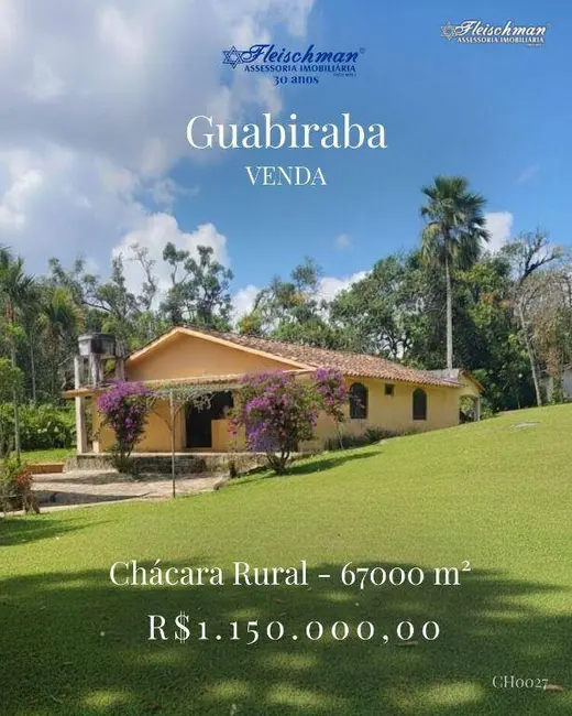 Foto 1 de Chácara com 3 quartos à venda, 67000m2 em Guabiraba, Recife - PE