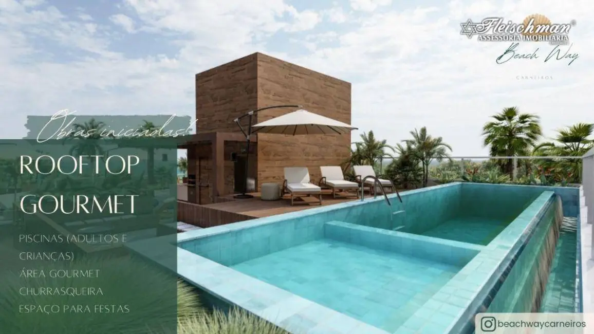 Foto 5 de Loft / Flat com 2 quartos à venda, 33m2 em Tamandare - PE