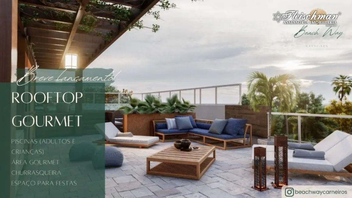 Foto 4 de Loft / Flat com 2 quartos à venda, 33m2 em Tamandare - PE