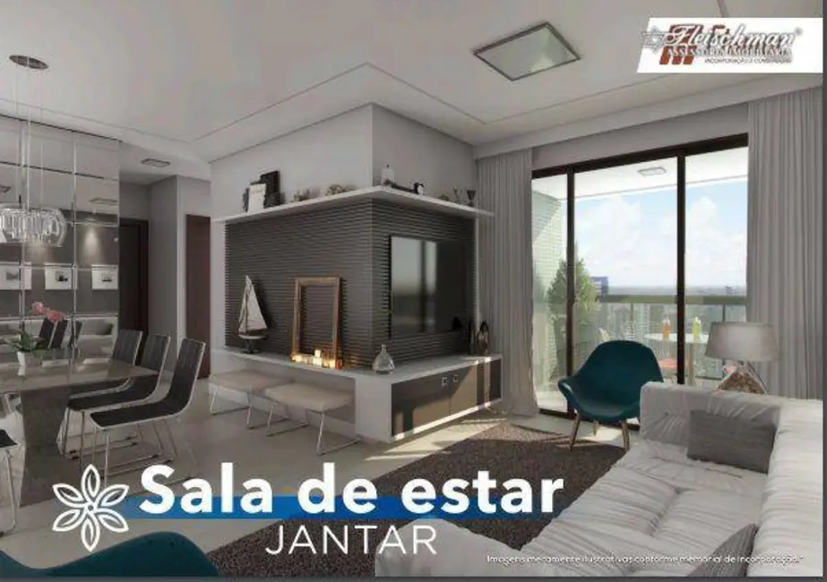 Foto 2 de Apartamento com 3 quartos à venda, 84m2 em Casa Forte, Recife - PE