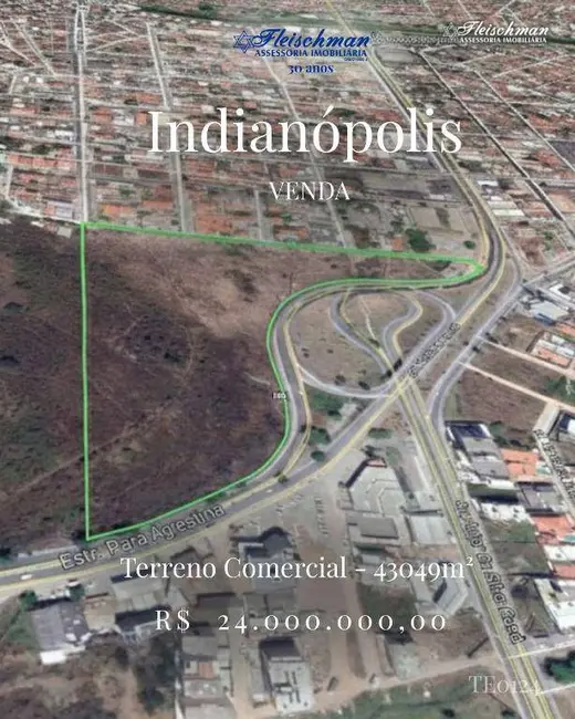 Foto 1 de Terreno / Lote à venda, 43049m2 em Indianópolis, Caruaru - PE