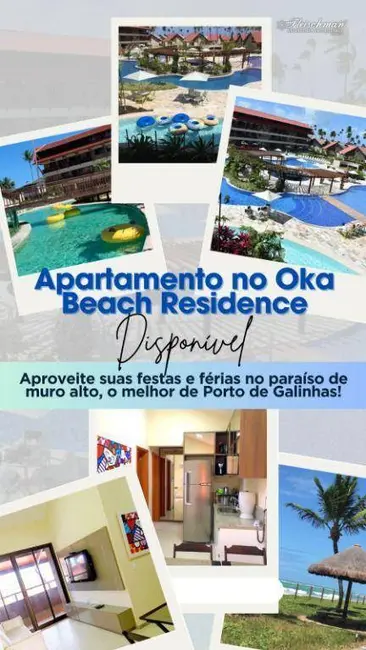 Foto 1 de Apartamento com 2 quartos para alugar, 62m2 em Porto de Galinhas, Ipojuca - PE