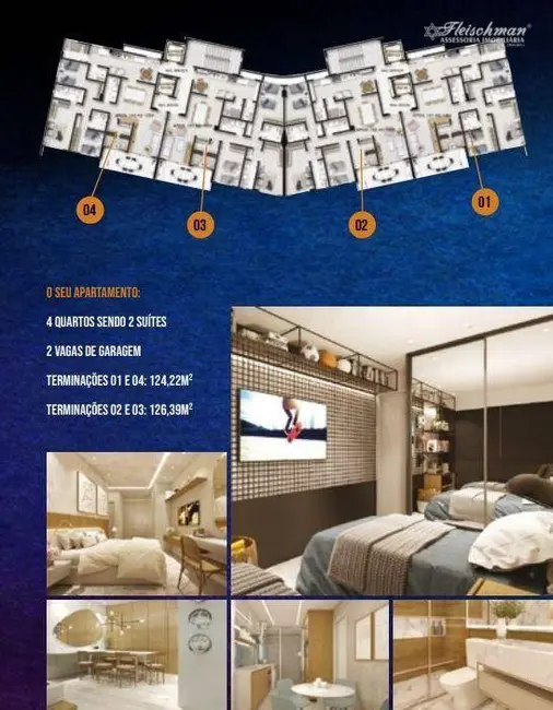 Foto 2 de Apartamento com 4 quartos à venda, 126m2 em Graças, Recife - PE