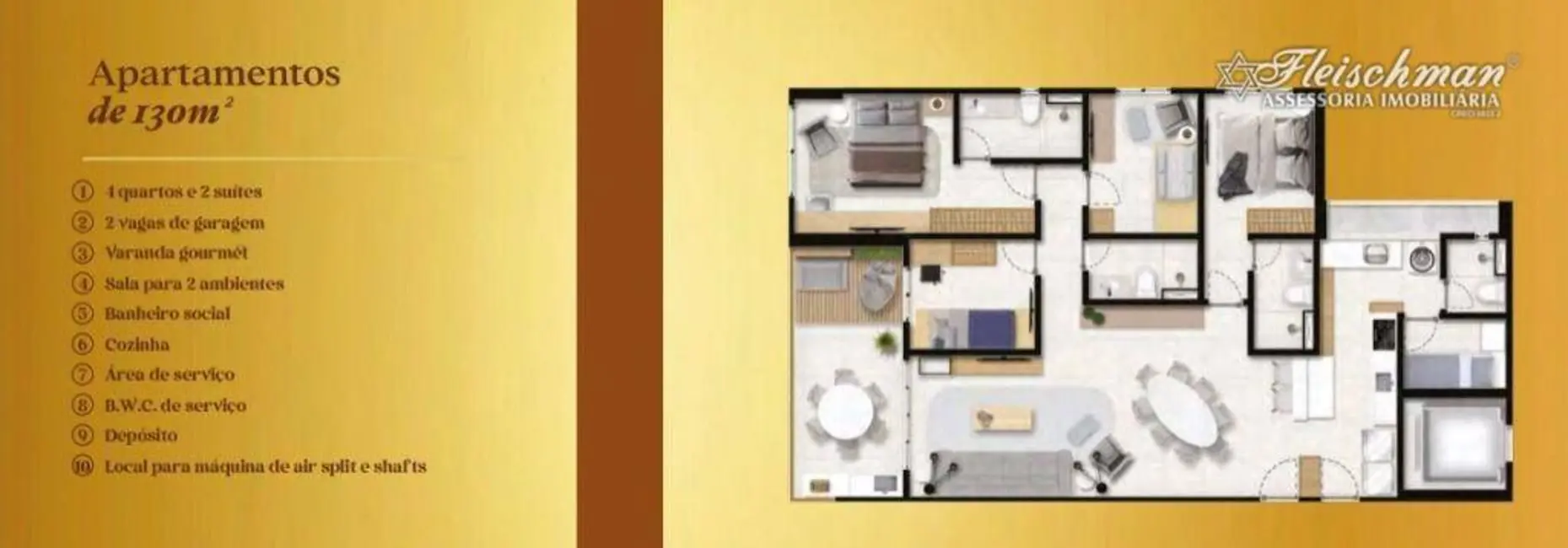 Foto 6 de Apartamento com 4 quartos à venda, 130m2 em Boa Viagem, Recife - PE