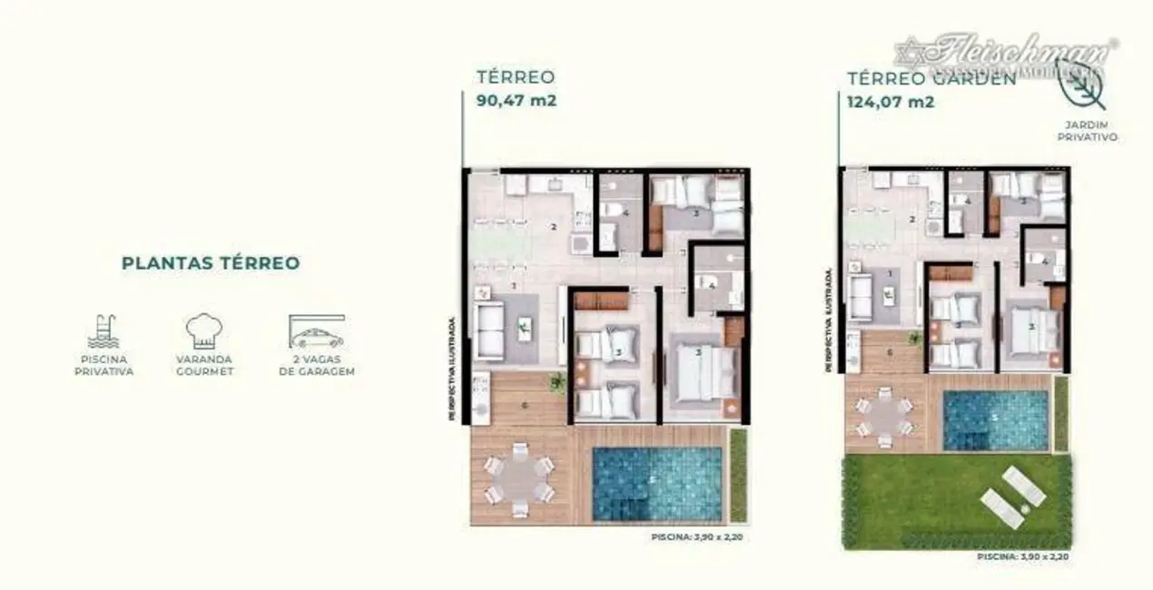Apartamento com 3 quartos à venda, 30m2 em Porto de Galinhas, Ipojuca - PE - imagem 3 Foto 3 de Apartamento com 3 quartos à venda, 30m2 em Porto de Galinhas, Ipojuca - PE