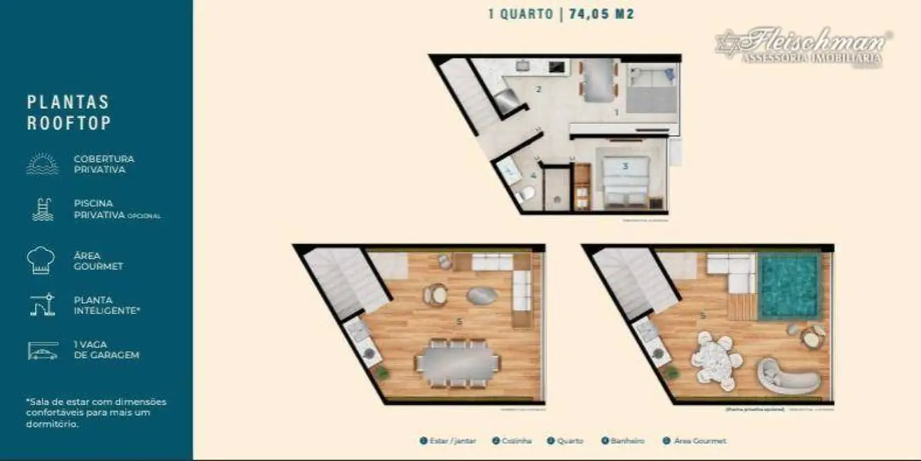 Foto 6 de Apartamento com 1 quarto à venda, 52m2 em Centro, Tamandare - PE