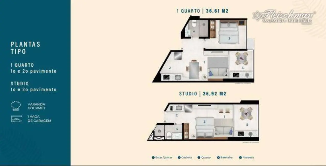 Foto 5 de Apartamento com 1 quarto à venda, 52m2 em Centro, Tamandare - PE