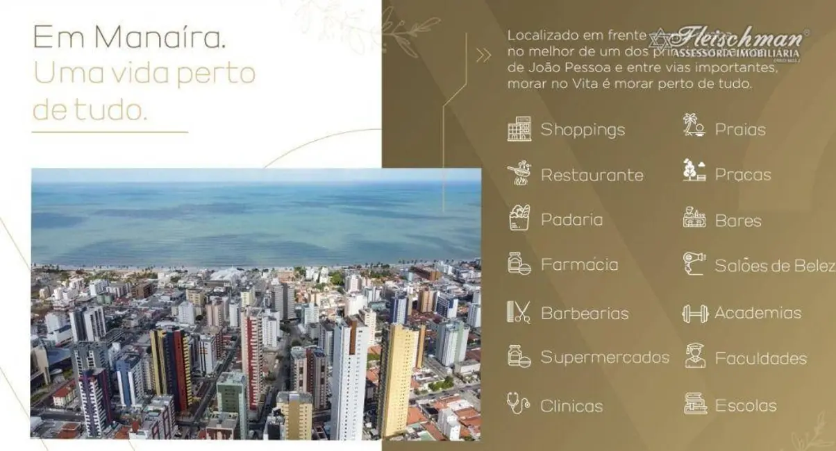 Foto 3 de Apartamento com 3 quartos à venda, 87m2 em Manaíra, Joao Pessoa - PB
