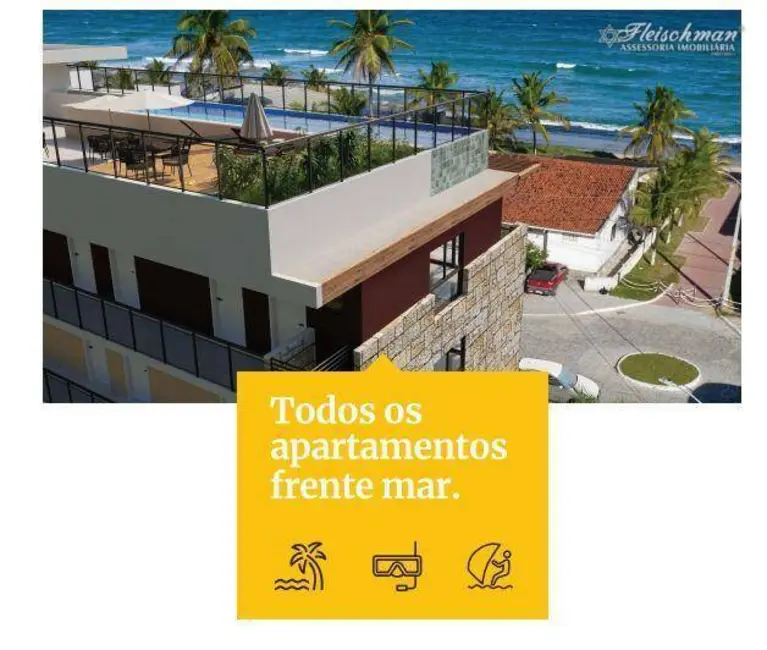 Foto 2 de Apartamento com 1 quarto à venda, 22m2 em Porto de Galinhas, Ipojuca - PE