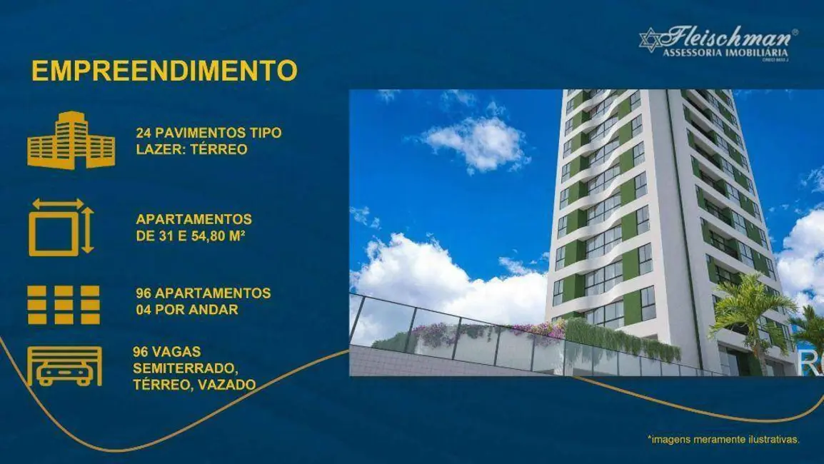 Foto 2 de Apartamento com 2 quartos à venda, 30m2 em Piedade, Jaboatao Dos Guararapes - PE