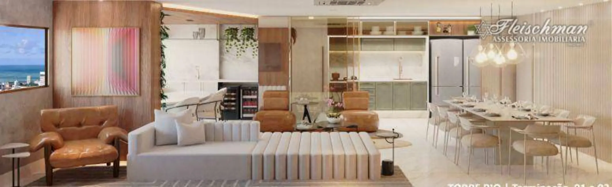 Apartamento com 4 quartos à venda, 146m2 em Boa Vista, Recife - PE - imagem 6 Foto 6 de Apartamento com 4 quartos à venda, 146m2 em Boa Vista, Recife - PE