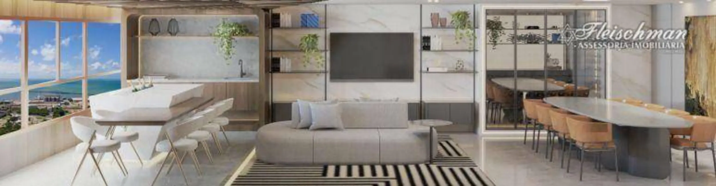 Apartamento com 4 quartos à venda, 146m2 em Boa Vista, Recife - PE - imagem 5 Foto 5 de Apartamento com 4 quartos à venda, 146m2 em Boa Vista, Recife - PE