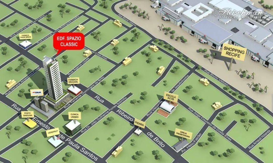 Apartamento com 1 quarto à venda, 34m2 em Boa Viagem, Recife - PE - imagem 3 Foto 3 de Apartamento com 1 quarto à venda, 34m2 em Boa Viagem, Recife - PE