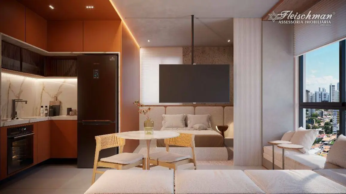 Foto 5 de Apartamento com 1 quarto à venda, 26m2 em Madalena, Recife - PE
