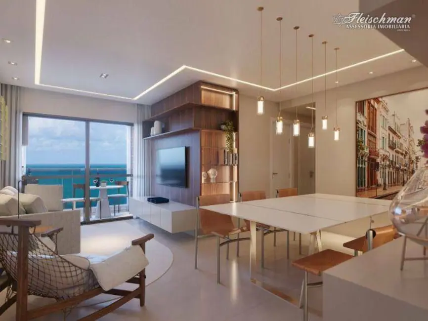 Apartamento com 3 quartos à venda, 83m2 em Pina, Recife - PE - imagem 2 Foto 2 de Apartamento com 3 quartos à venda, 83m2 em Pina, Recife - PE