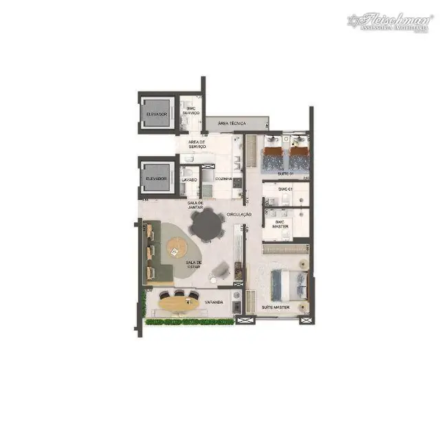 Foto 6 de Apartamento com 2 quartos à venda, 101m2 em Paiva, Cabo De Santo Agostinho - PE