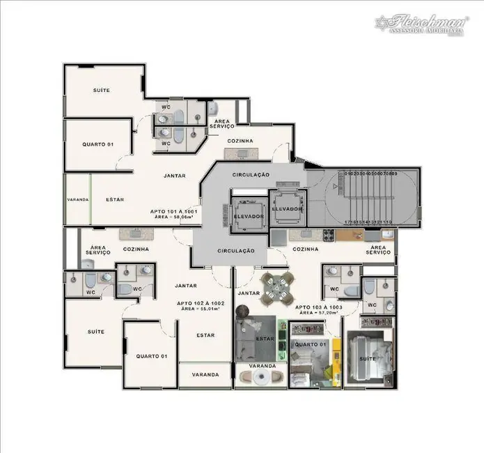 Foto 7 de Apartamento com 2 quartos à venda, 58m2 em Madalena, Recife - PE