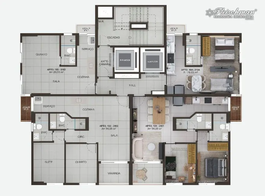 Foto 3 de Apartamento com 2 quartos à venda, 54m2 em Boa Viagem, Recife - PE