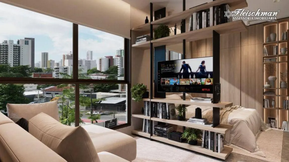 Foto 2 de Kitnet com 1 quarto à venda, 26m2 em Casa Forte, Recife - PE