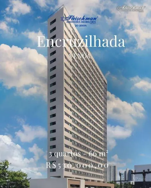 Foto 1 de Apartamento com 3 quartos à venda, 66m2 em Alto do Mandu, Recife - PE