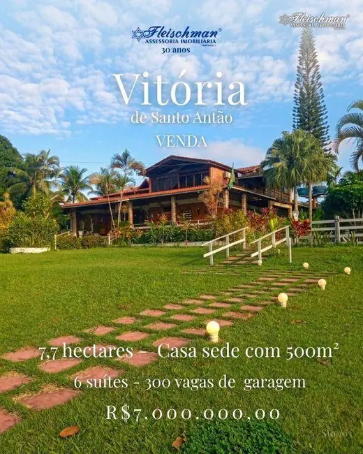 Foto 1 de Sítio / Rancho à venda, 77000m2 em Vitoria De Santo Antao - PE