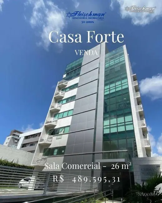 Foto 1 de Sala Comercial à venda, 26m2 em Casa Forte, Recife - PE