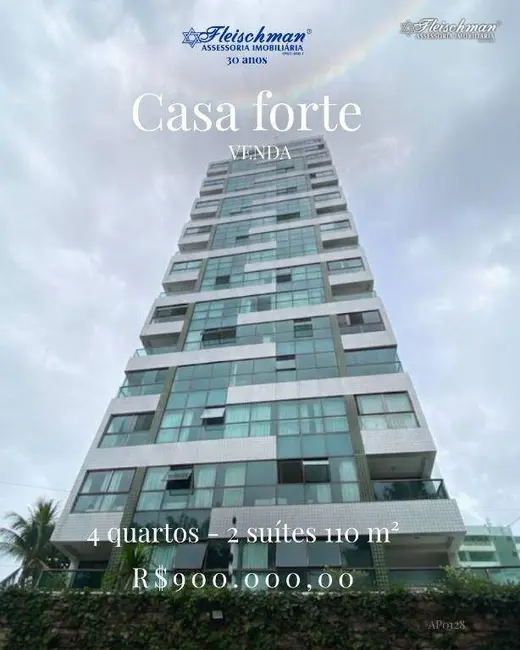 Foto 1 de Apartamento com 3 quartos à venda, 110m2 em Poço, Recife - PE